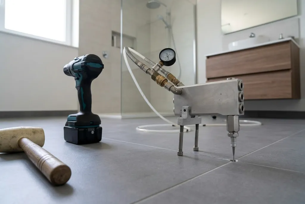 Kitbedrijf De Meern – holle tegels injecteren