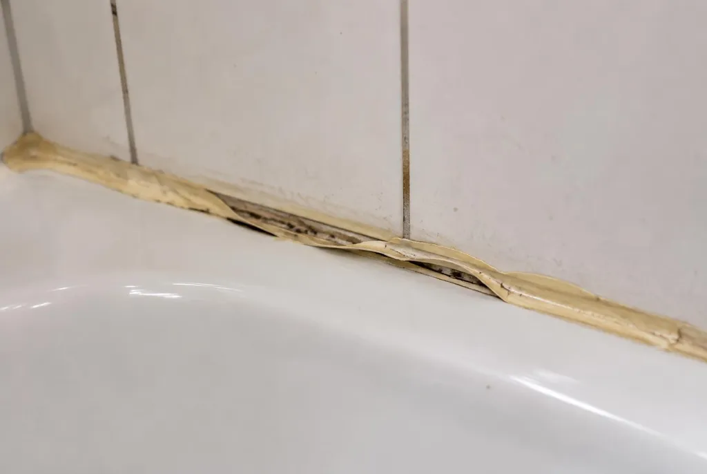 Kitbedrijf De Meern – loslatende kit naast het bad